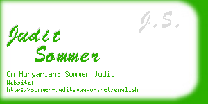 judit sommer business card